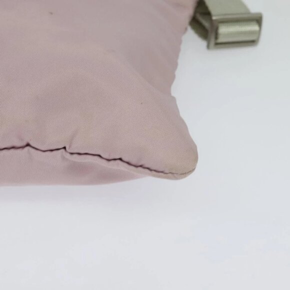 PRADA Shoulder Bag Nylon Pink Silver Auth fm4754 - Picture 9 of 16